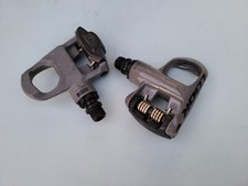 pedali sgancio rapido LOOK KEO PLUS grigi bici corsa 248 grammi pedals grey 08