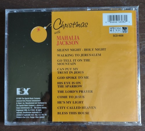CHRISTMAS WITH MAHALIA JACKSON - Special Music Company 1995 - CD - 第 2/2 張圖片