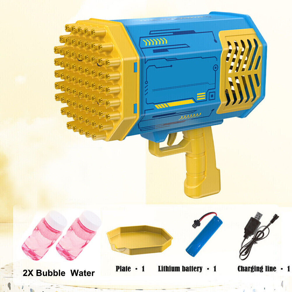 Rocket Launcher Bubble Gun Kid Gun Bubble Electric Toy Gun For