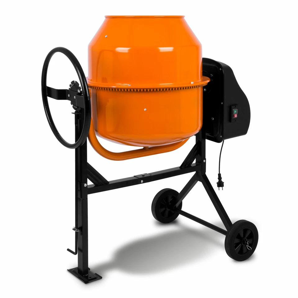 EBERTH Mezcladora de mortero hormigonera 140L hormigoneras electricas robusto