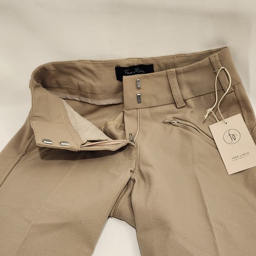 Damen Reitderby Reithose Free x Rein - 32R - hellbraun/khaki - SELTEN - Bild 5 von 7