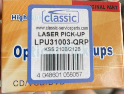 Optique Laser Et Lentille De Rechange Pour Lecteur CD/DVD - Modèle KSS-212B/210B, Neuf Sous Blister