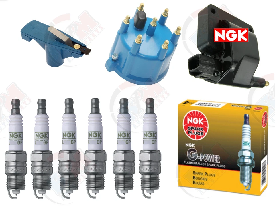 Kit de afinación Blue Streak con NGK Platinum y bobina para Dodge Dakota RAM 1500 Van 3.9 Foto 2 de 2