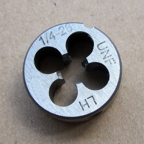 Left hand Thread Round Die Select Size 1/4