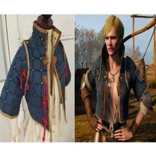 The Witcher Ves Cosplay For Female, Gambeson Padded Armor For Sca/Larp Girls