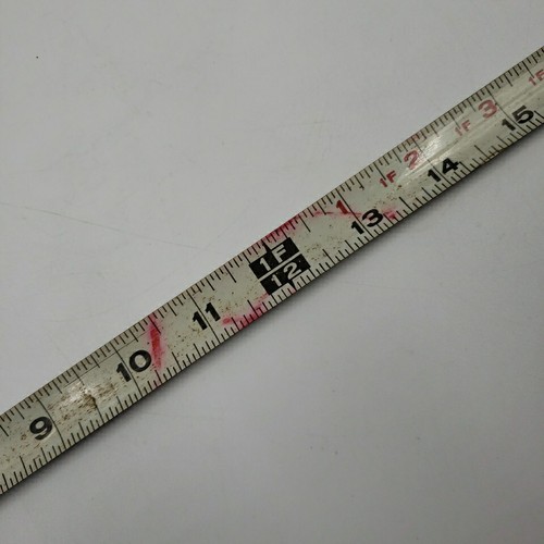 Sears Craftsman Vintage 20 FT Measuring Tape 39217 White Blade Red Button USA - Picture 15 of 24