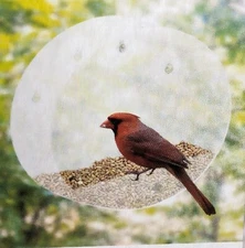 Clear Window Bird Feeder for Outside Bird House with 4 Suction Cup Window Mount