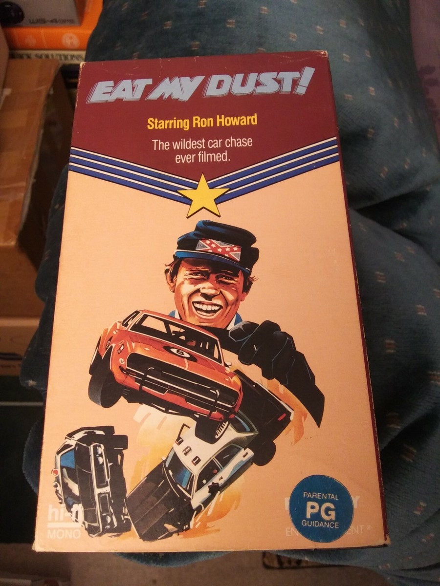 Eat My Dust! RARE Embassy film VHS 70s car chase racing Ron Howard