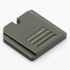 CAMERA FLASH SHOE MOUNT COVER CAP OLIVE W/ BRASSING 4 LEICA M2 M3 / LM-SH-D4-O-L