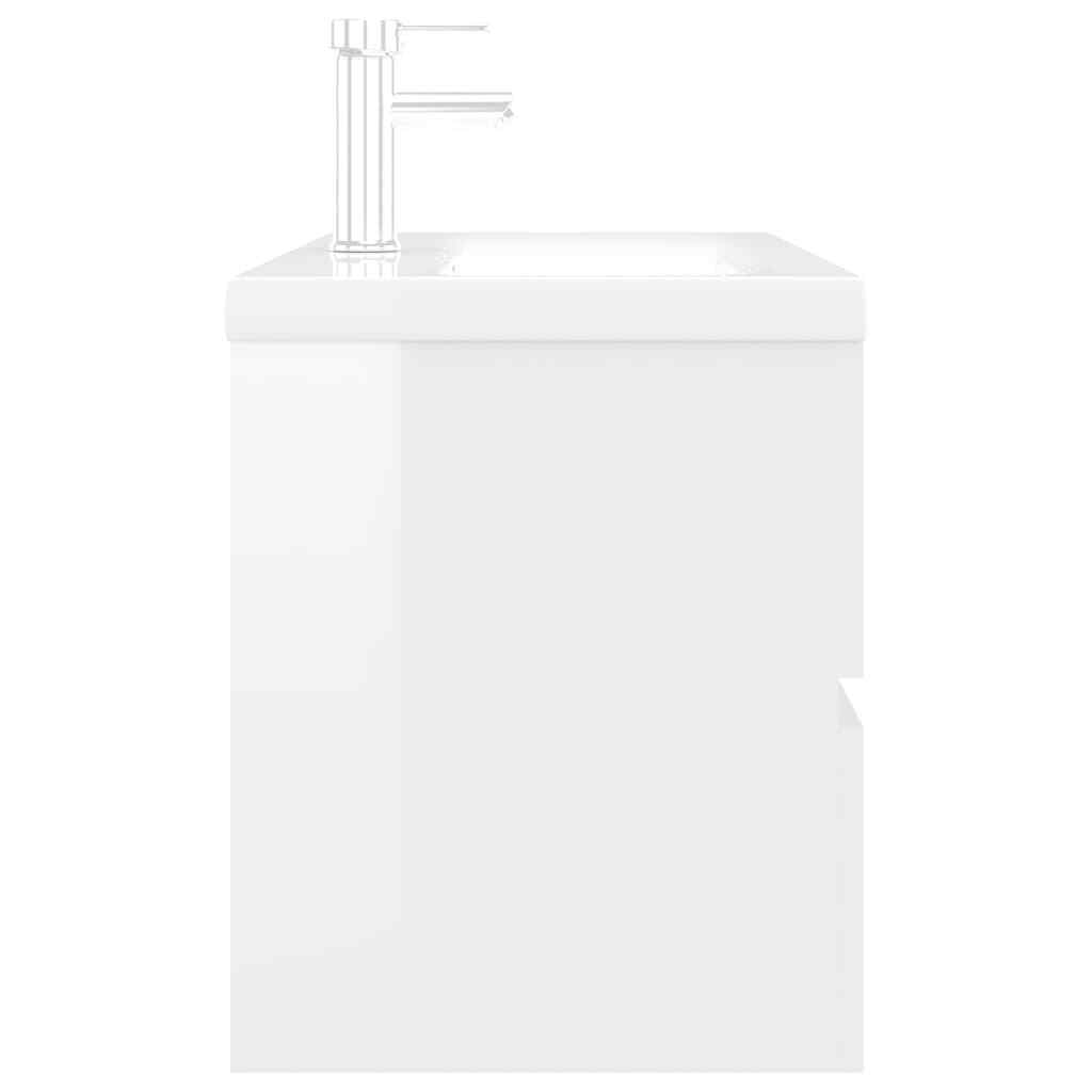 armoire-d-vier-avec-lavabo-int-gr-blanc-brillant-agglom-r-ebay