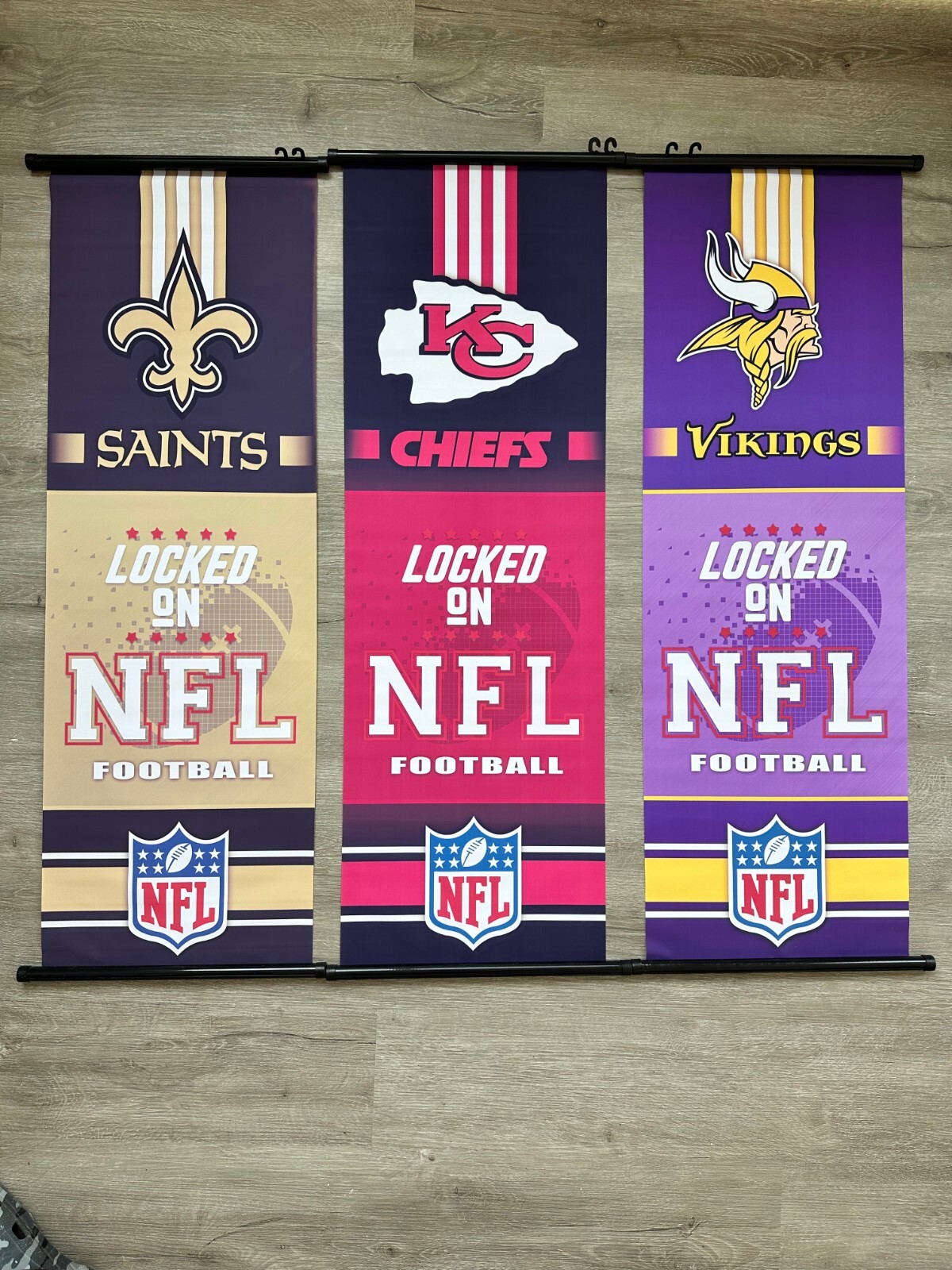 NFL Teams Wall Art Heritage Flag Wall Decor Wall sign 1 EA eBay
