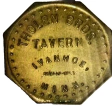 Ivanhoe Minnesota Minn Mn Trade Token 10 cents
