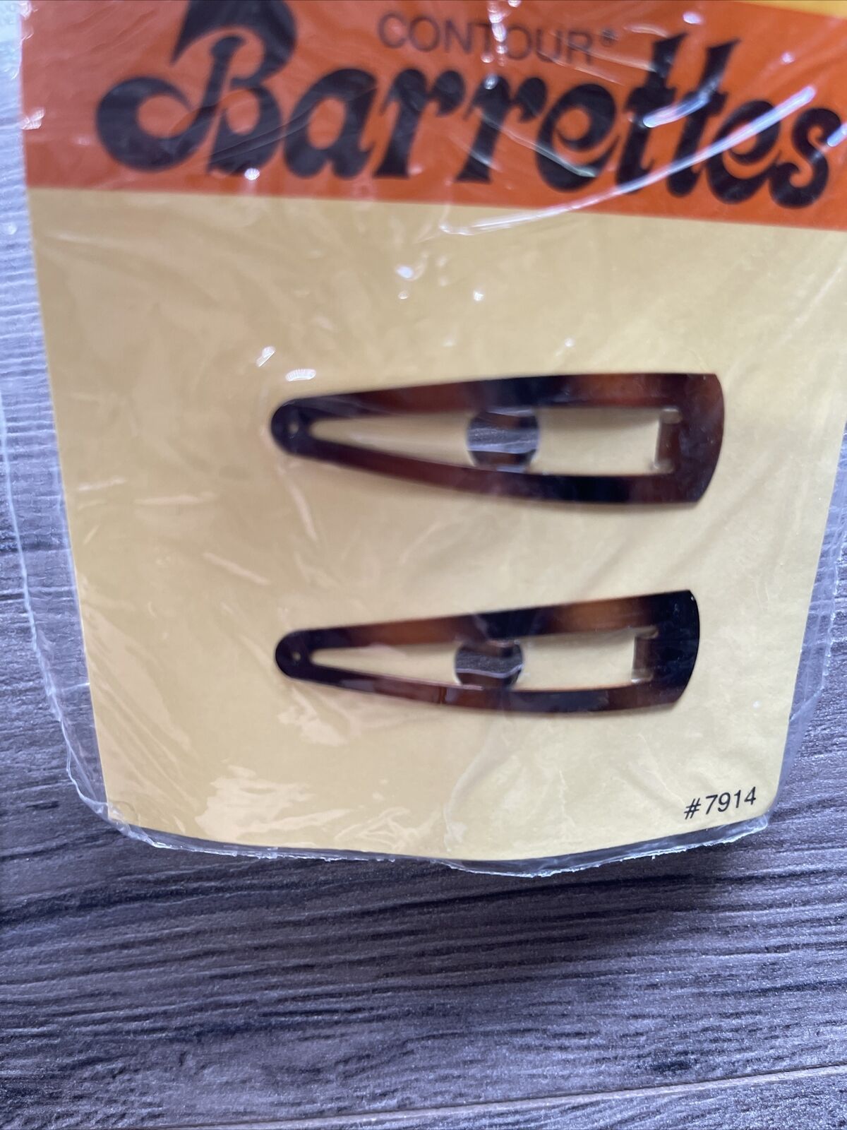 Vintage Goody Stay Tight Barrettes 2 pack Brown M… - image 5