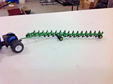 1/64 custom Green 16 bottom on-land plow by C&D, tractor not included