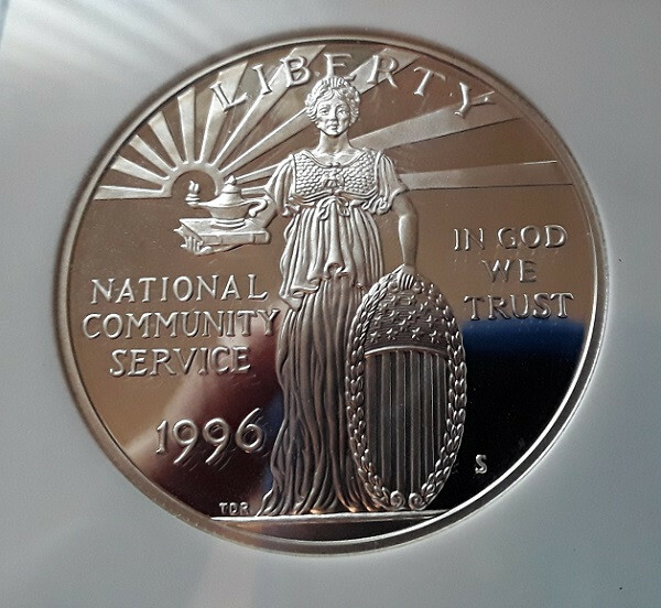 NGC 1996 S COMMUNITY SERVICE $1 PF 69 ULTRA CAMEO | eBay