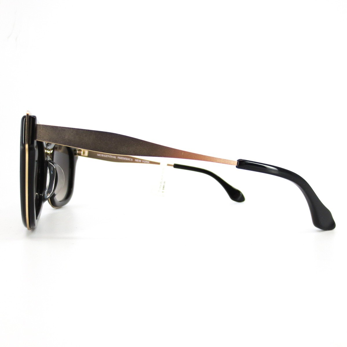 Morgenthal Frederics Sunglasses 041 TYRA Black Gold Square  display picture 3