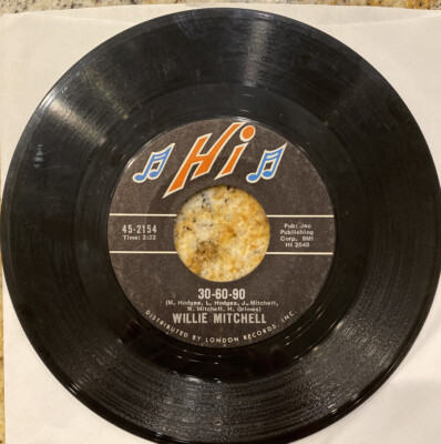 Northern Soul WILLIE MITCHELL 45 rpm HI 45-2154 TAKE FIVE  1969 V+