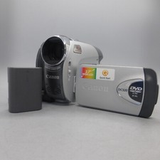 Canon DC320 Handheld DVD-RW Camcorder Silver Tested
