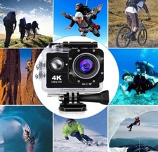 TELECAMERA GO PRO 4K SPORT WIFI ACTION ULTRA HD 16MP VIDEOCAMERA SUBACQUEA 170°