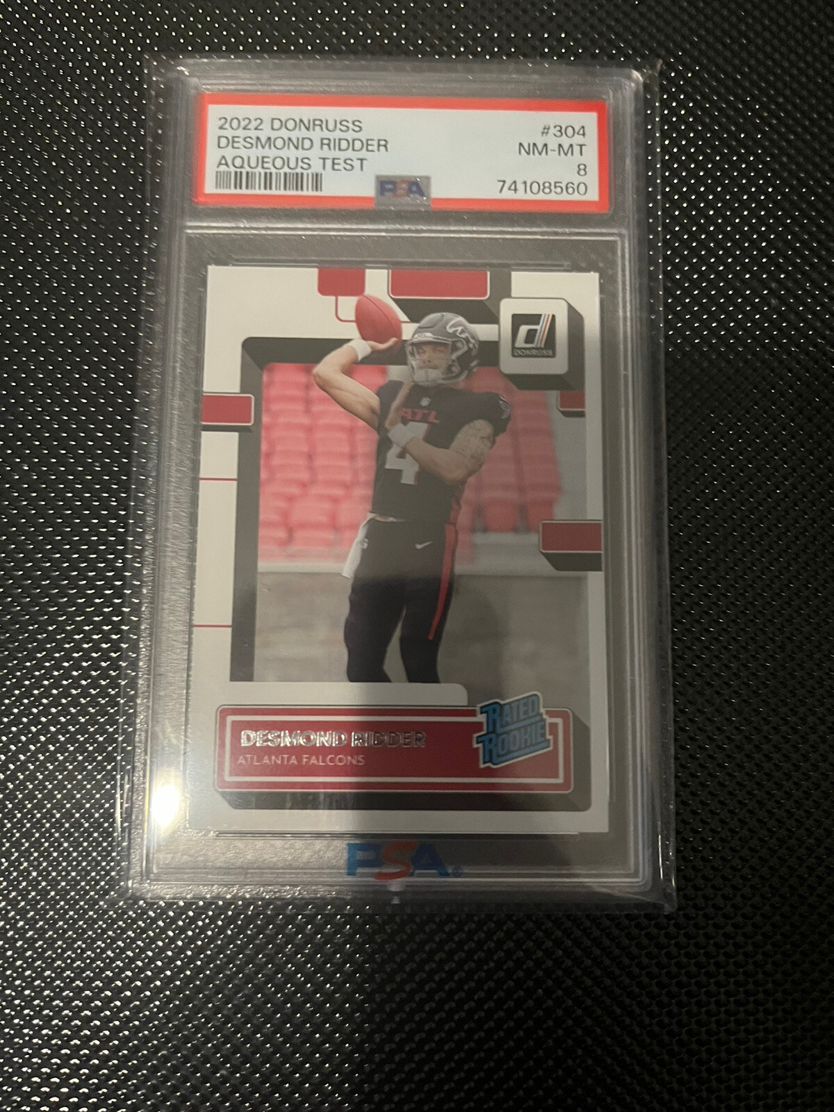 Desmond Ridder Panini Donruss #304 Aqueous Test