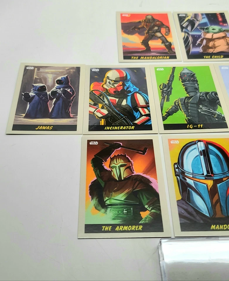 2020 Topps Star Wars The MANDALORIAN eBay EXCLUSIVE LIMITED EDITION 10 Card SET - Image 3 of 4