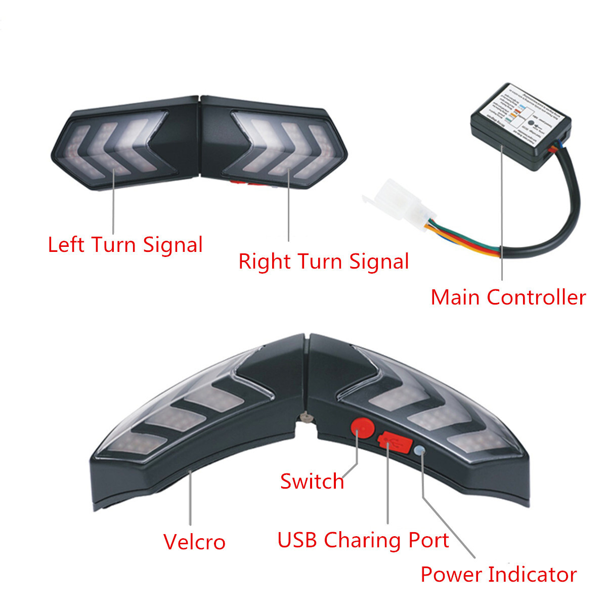 1x Wireless Red LED Smart Brake & Turn Signal Light Indicator Motorcycle Helmet | eBay 1x Wireless Red LED Smart Brake & Turn Signal Light Indicator Motorcycle Helmet | eBay