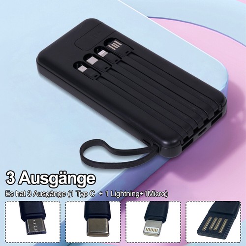 Power Bank 9000000mAh Externes Batterie Ladegerät mit 2 USB für iPhone Samsung - Bild 3 von 13