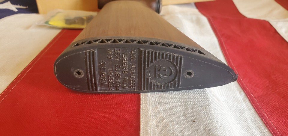 NOS Vintage Thompson Center Original Contender G1 Walnut Rifle Youth ...