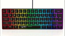 Gaming Keyboard Wired 61 Key Thin Film RGB V700 - US Seller!