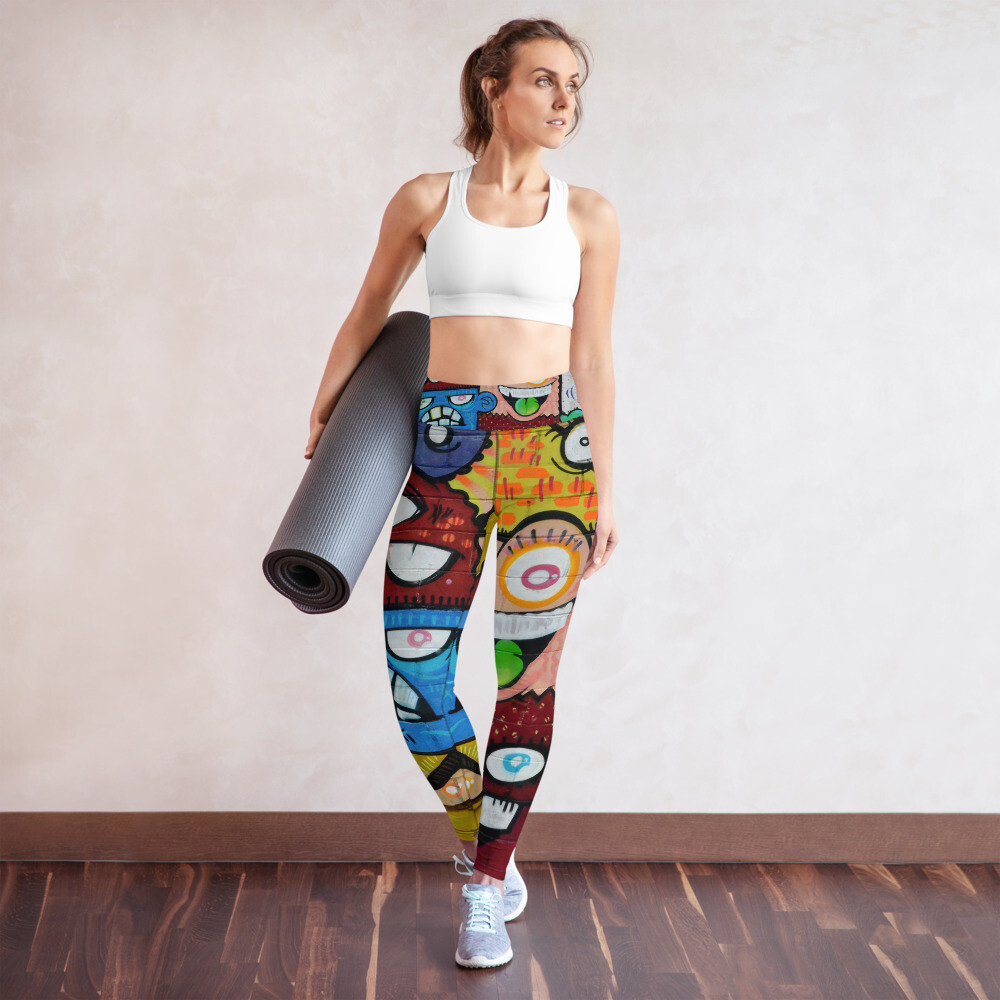 Graffiti Yoga Pants