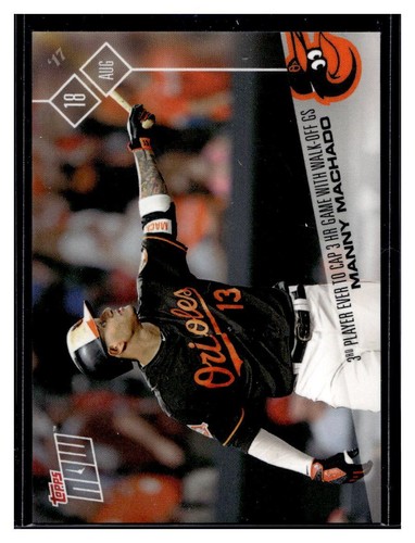 2017 Topps Now 496 Manny Machado