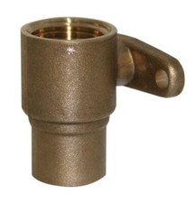 Straight Wallplate Taper Adaptor 15mm x 1/2" BSP TF 