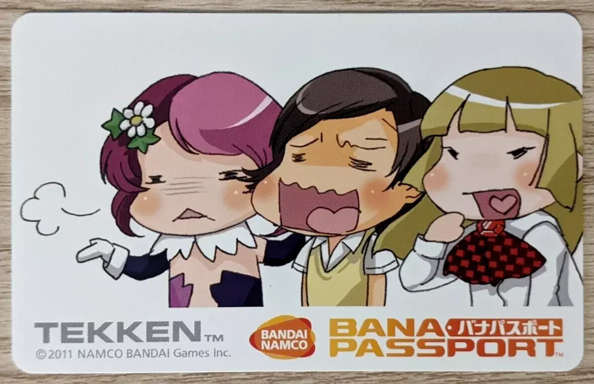 Unused Bandai Namco BANAPASSPORT Card Tekken Tag Tournament 2