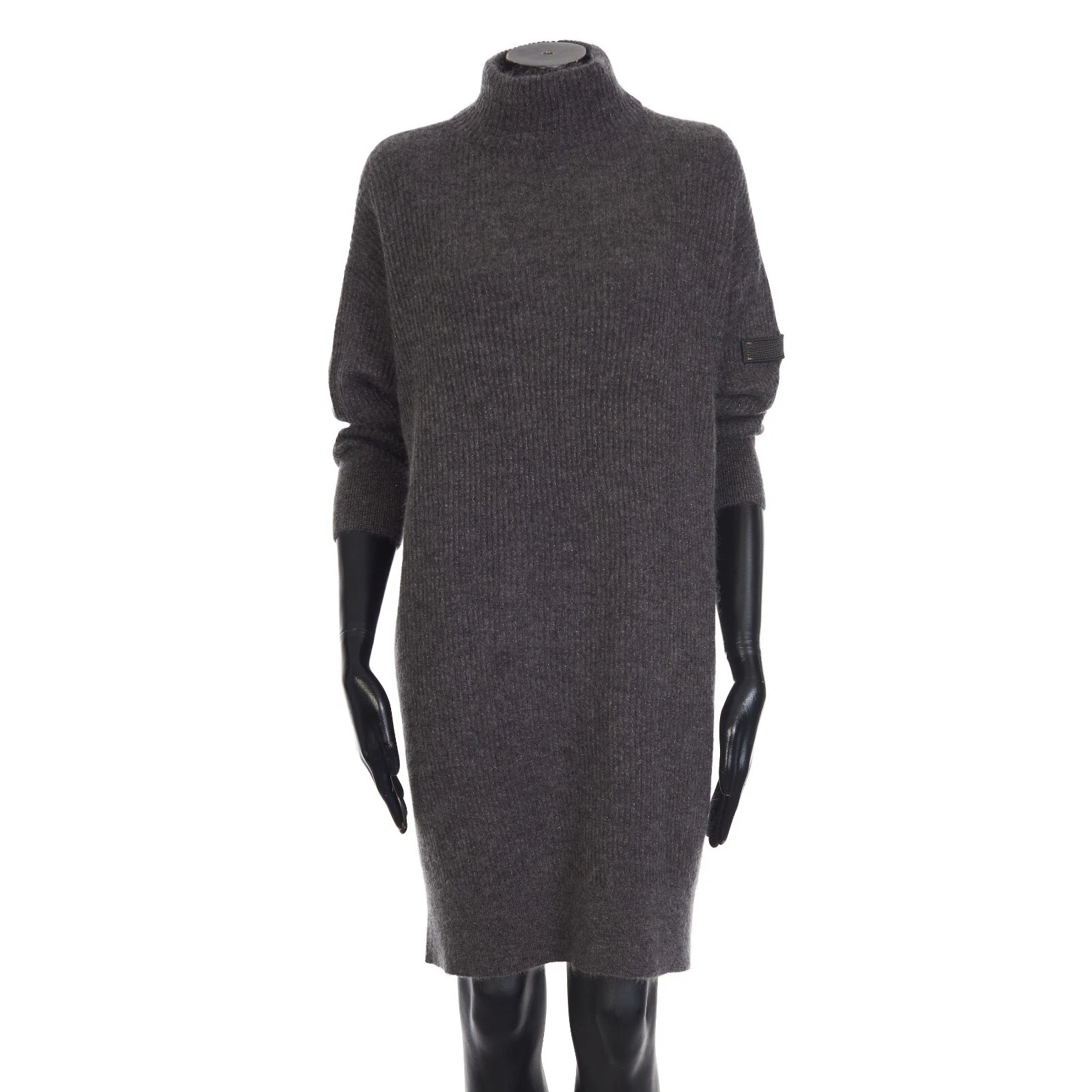 Brunello Cucinelli — BRUNELLO CUCINELLI 2280$ Sparkling Sweater Dress - Monili, Mohair/Metallic Knit