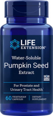 TAKE OFF $6 NOW! THREE PACK SALE Life Extension Pumpkin Seed Extract 60 caps