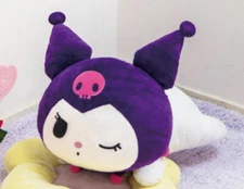 Sanrio Kuromi Sleep Together Big BIG Plush Toy Wink 45cm FuRyu