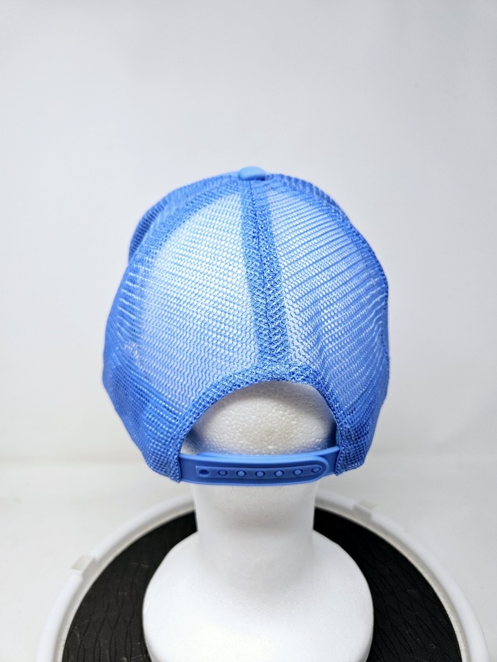 Vintage Lost love NYC Atlanta Braves Style Trucker Hat Cap Blue FAST