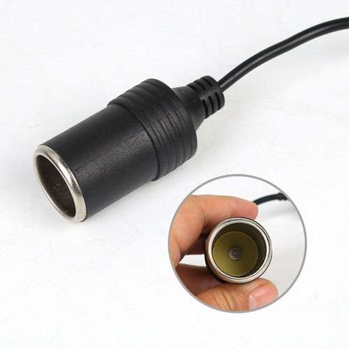 5V USB Male To Female 12V Socket Car Cigarette Lighter Converter Adapter Black - Picture 10 of 10