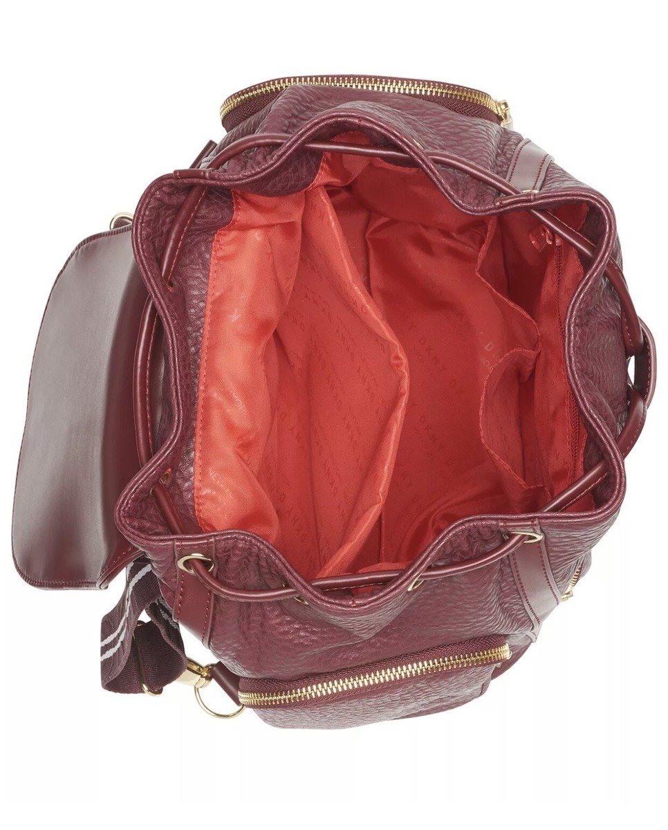 ?New DKNY Rapture Backpack Color:Wine ? DKNY Rapture Backpack In Wine Color, (Flaw) | eBay main image 2