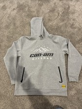 Can-Am ADV/Performance Pullover Hoodie Gray With Black Logo Sweatshirt Large