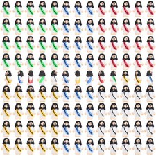 100 PCS Little Jesus Figures, Mini Jesus Figurines in Bulk, Tiny Pocket Rubbe...
