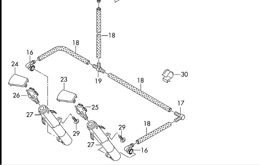 Bomba boquilla lavadora faros L=R Fit Volkswagen Golf Eos 2012-2015 5K0955978A Foto 2 de 4