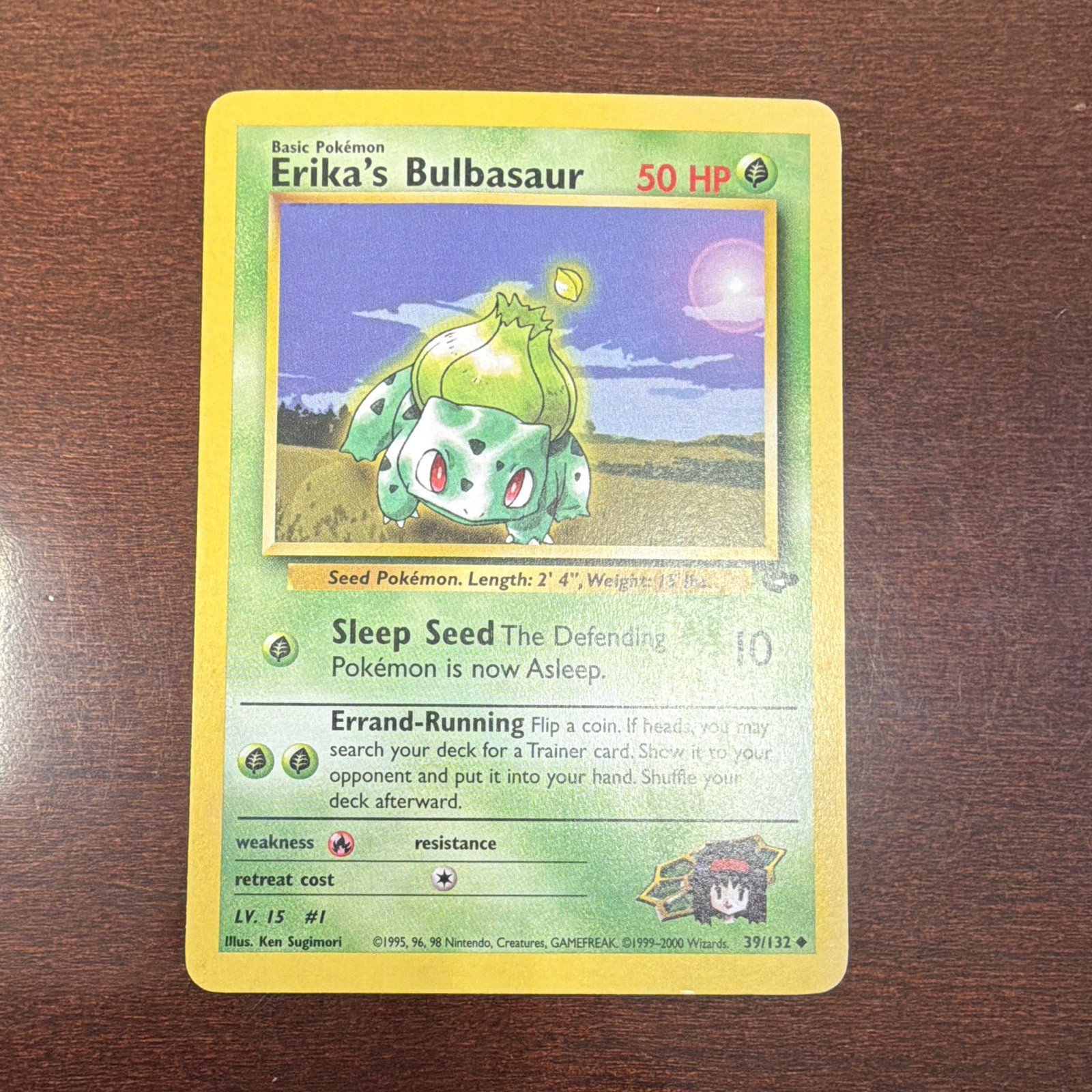 Erika's Bulbasaur Gym Challenge Regular English Uncommon Unlimited 39/132