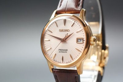 [Exc+5] Seiko Presage SRRY028 4R35-02T0 34mm Ivory Dial Date AT Herrenuhr