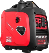 Powersmart 2500-Watt Gas Powered Portable Inverter Generator, CO Sensor, Super Q