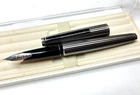 Pilot Custom black stripe 18K-WG. M  H772   with case