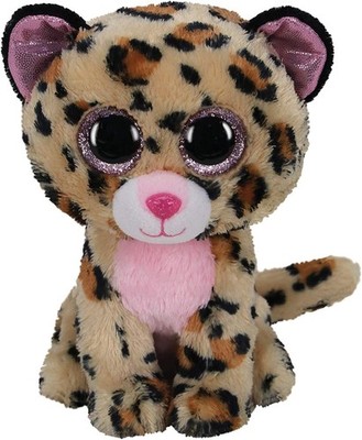 TY Livvie Leopard Beanie Boo Medium Plüschtier 24 cm - Multicoloured