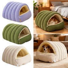 CutyPet Winter Cave - Cozy Monster Cat Bed - Warm Soft Plush Enclosed Pet House