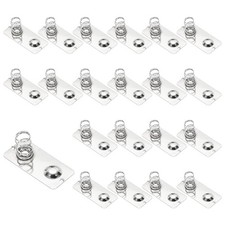 AA Battery Contact Spring Plates, 20 Pcs 24 mm x 11mm Terminal Contacts