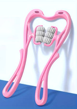 6  Roller Manual Neck Massager Heart Design Deep Tissue Multi  Use Reliever NEW